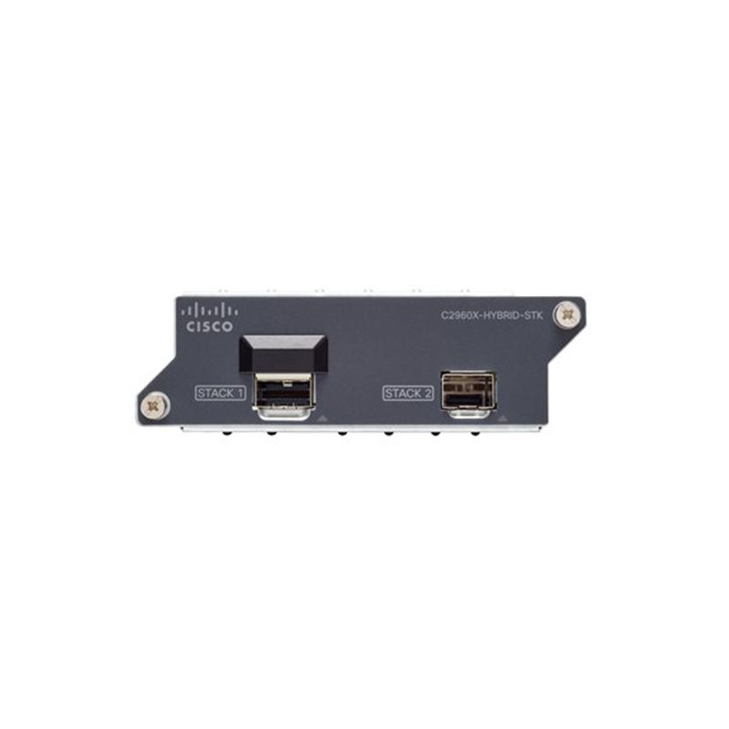 C2960X-HYBRID-STK, Cisco FlexStack-Extended Hybrid Module, 2xStack Ports/Hot Swap/Plug-and-Play