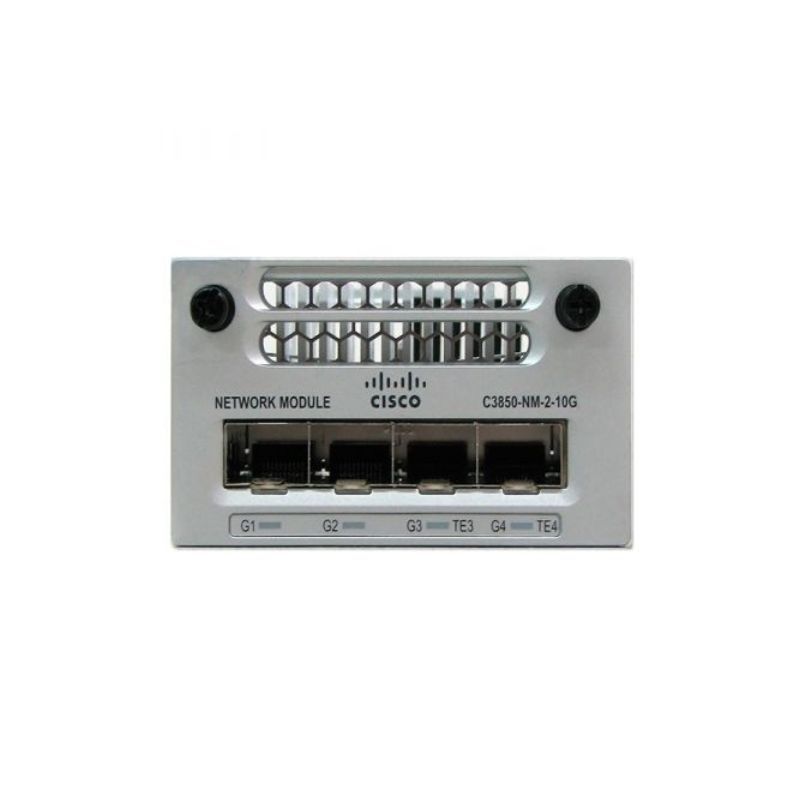 C3850-NM-2-10G, Cisco Catalyst 3850 Network Module, 2x10GE SFP+ / 4xGE / Hot-swappable