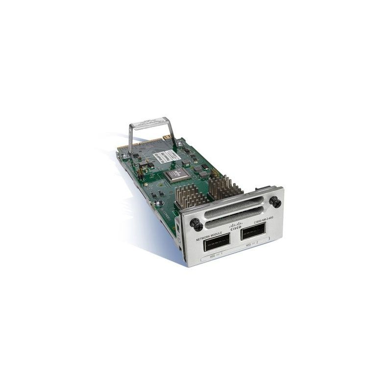 C3850-NM-2-40G, Cisco 3850 Network Module, 2x40GE/Plug-in Module/Hot Swap