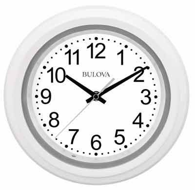 Bulova C4865 Night Vision Illuminated Wall Clock