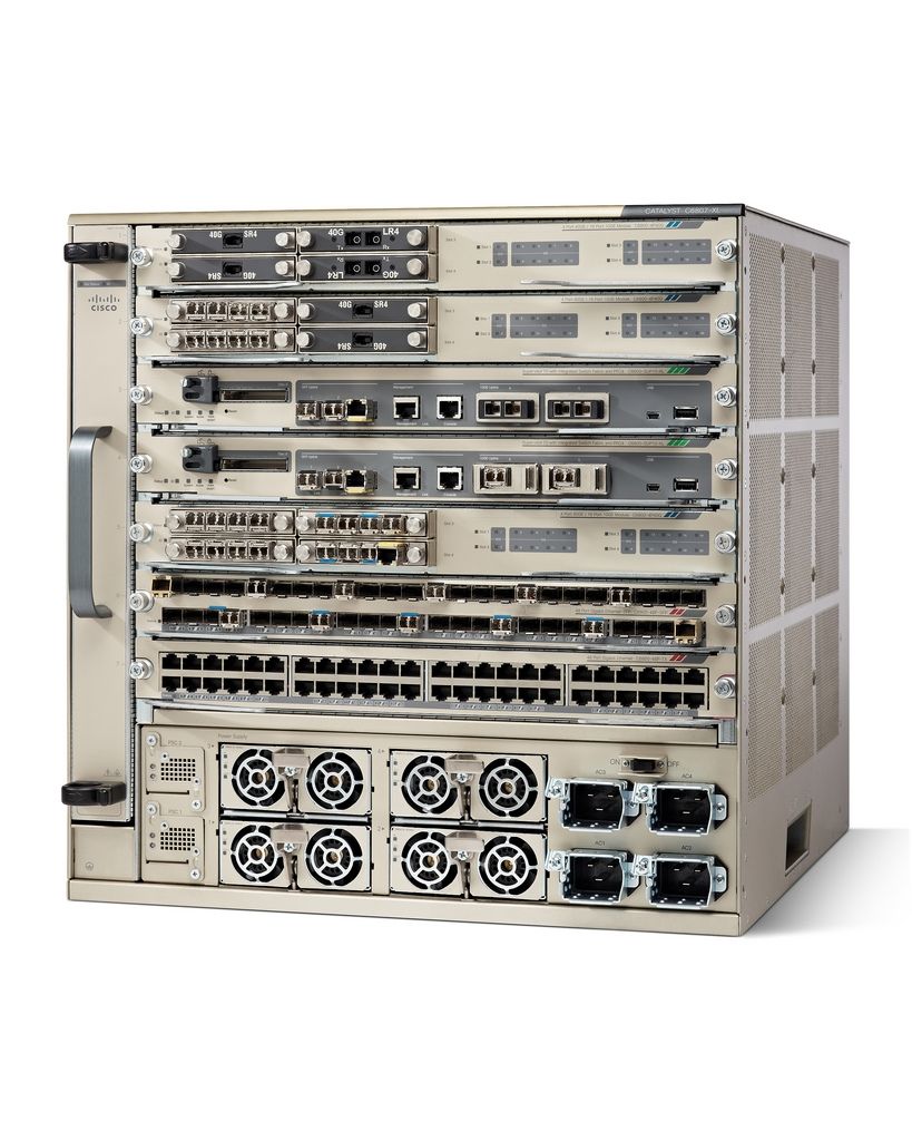 C6807-XL, Cisco Catalyst 6800 Switch Chassis, 10RU/880Gbps per slot/11.4Tbps bandwidth