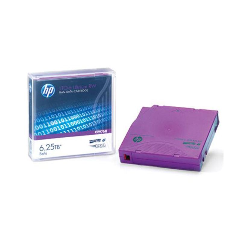 C7976BL, HPE LTO-6 Ultrium Data Cartridge, 6.25TB/20 Pack/Custom Labeled