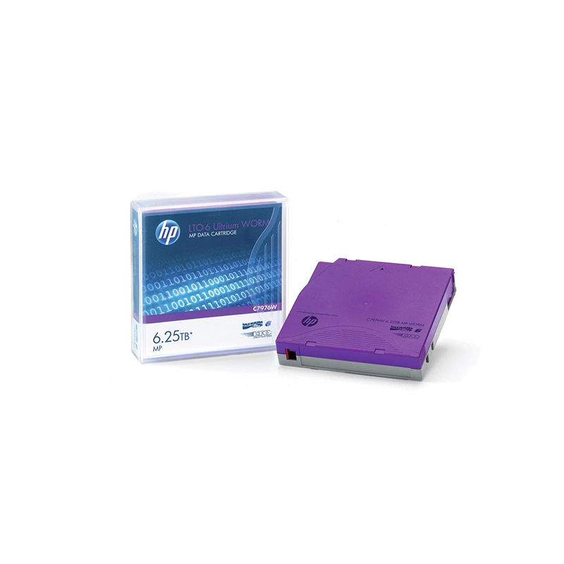 C7976W, HPE LTO-6 Tape Cartridge, 6.25TB capacity/WORM/MP
