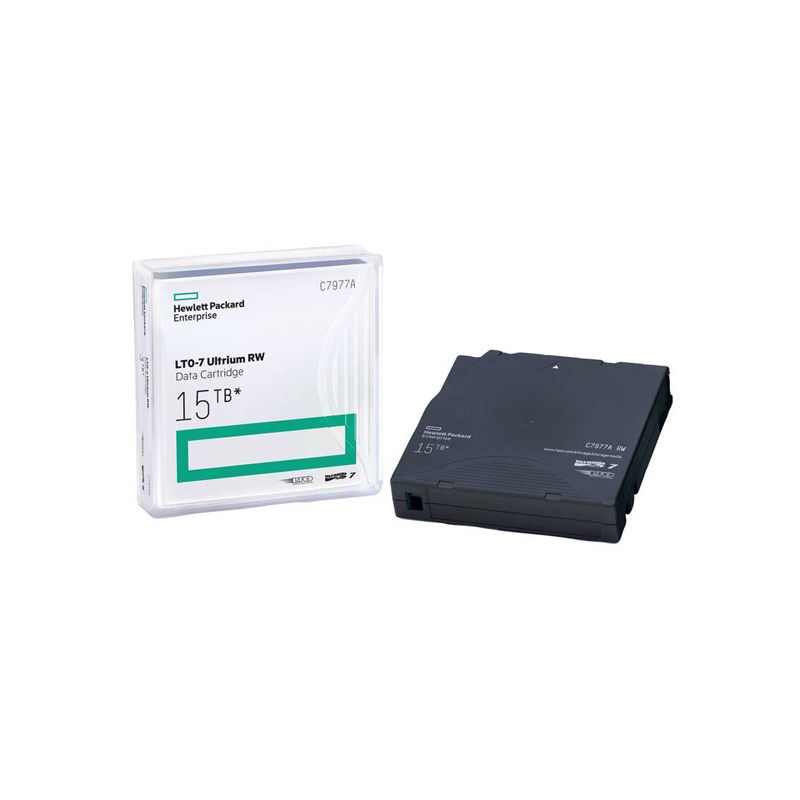 C7977AC, HPE LTO-7 Ultrium Tape Cartridge, 6TB Native/15TB Compressed/No Case