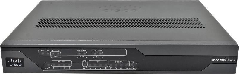 Cisco 887VAG 4G LTE 2.0 ISR Router