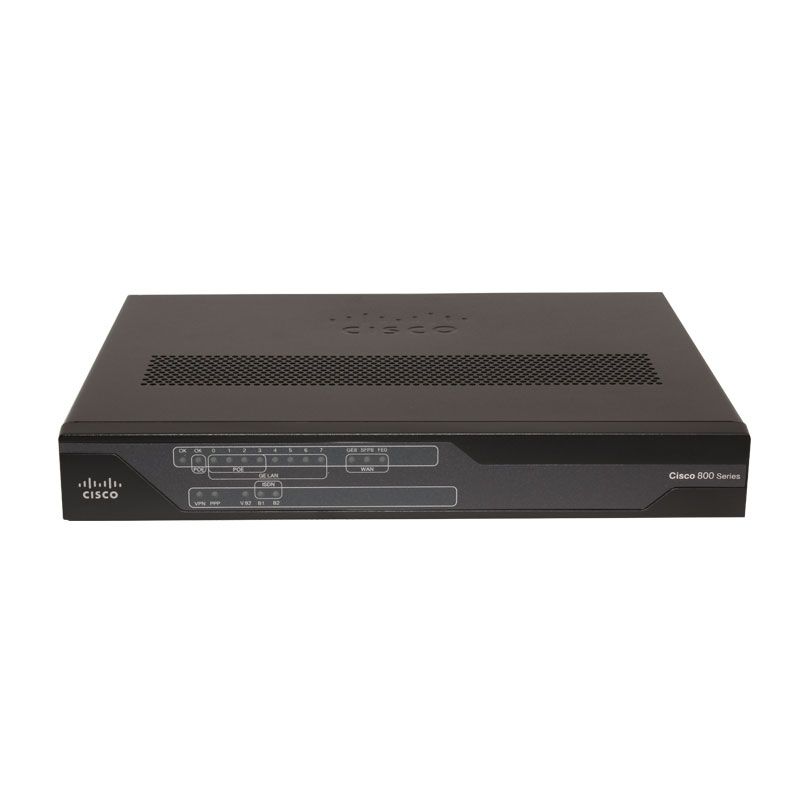 C892FSP-K9, Cisco 892FSP Router, 1 GE/1GE SFP, High Perf Security, Integrated Services