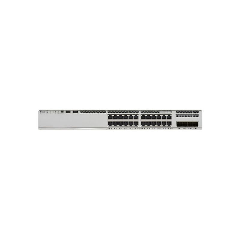 C9200-24T-A, Cisco Catalyst 9200 Switch, 24xGE ports/Network Advantage/Stacking