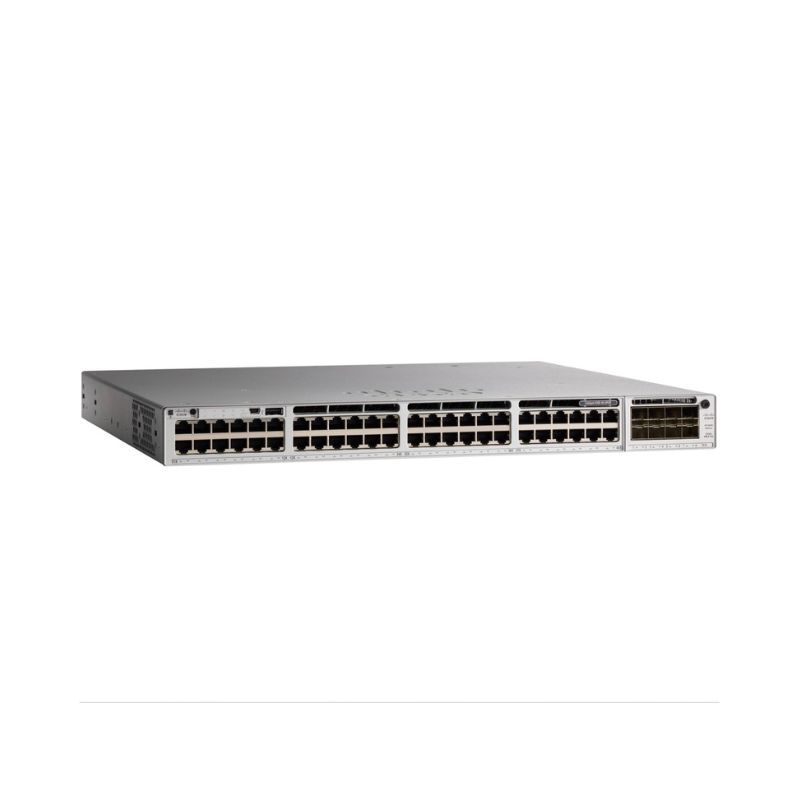 C9200-48P-E, Cisco Catalyst 9200 Switch, 48xPoE+ Ports/Network Essentials/Layer 3