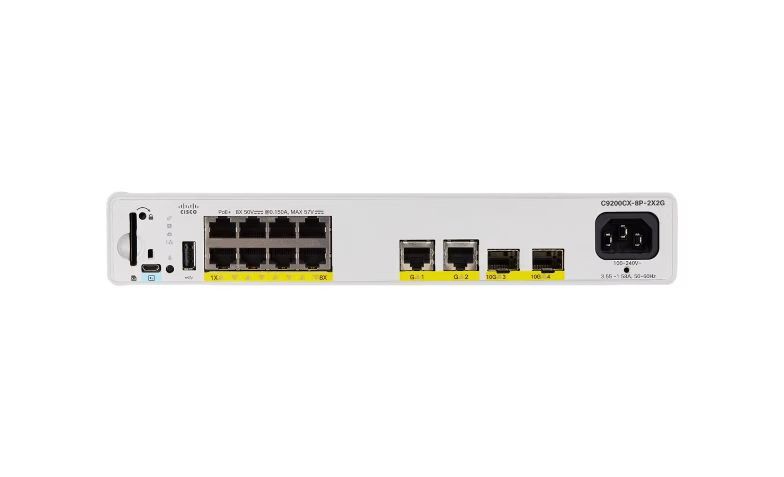 Cisco Catalyst C9200CX-8P-2X2G-A Ethernet Switch