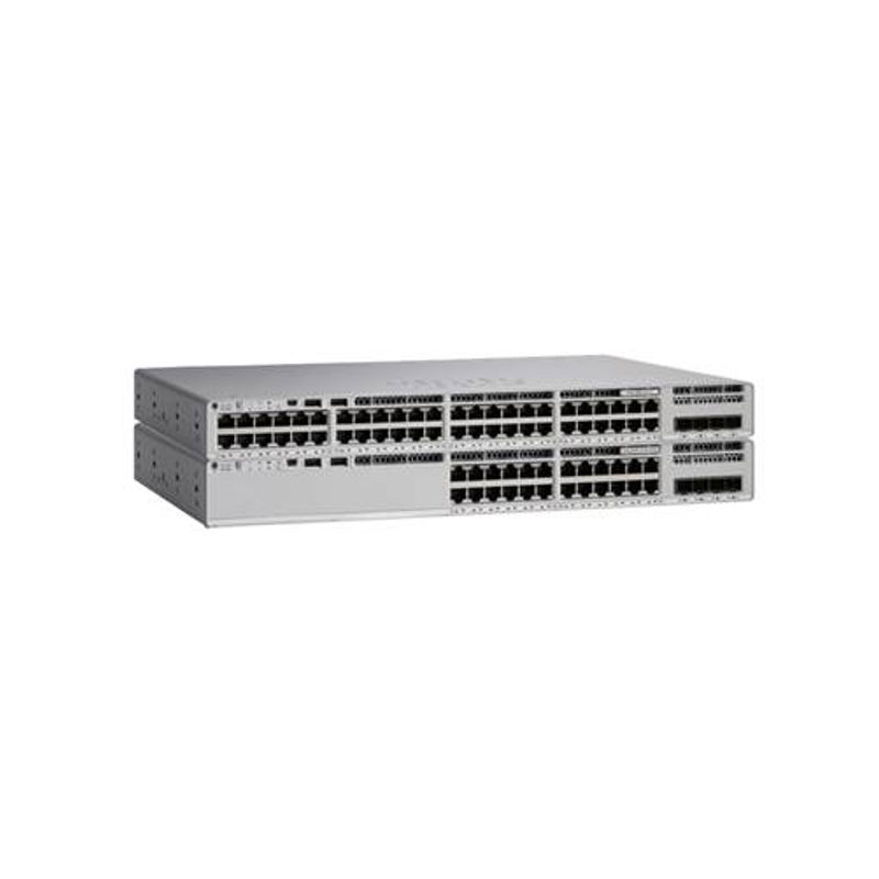 C9200L-24T-4X-A, Cisco Catalyst 9200L Switch, 24x GE, 4x 10GE uplink, Network Advantage