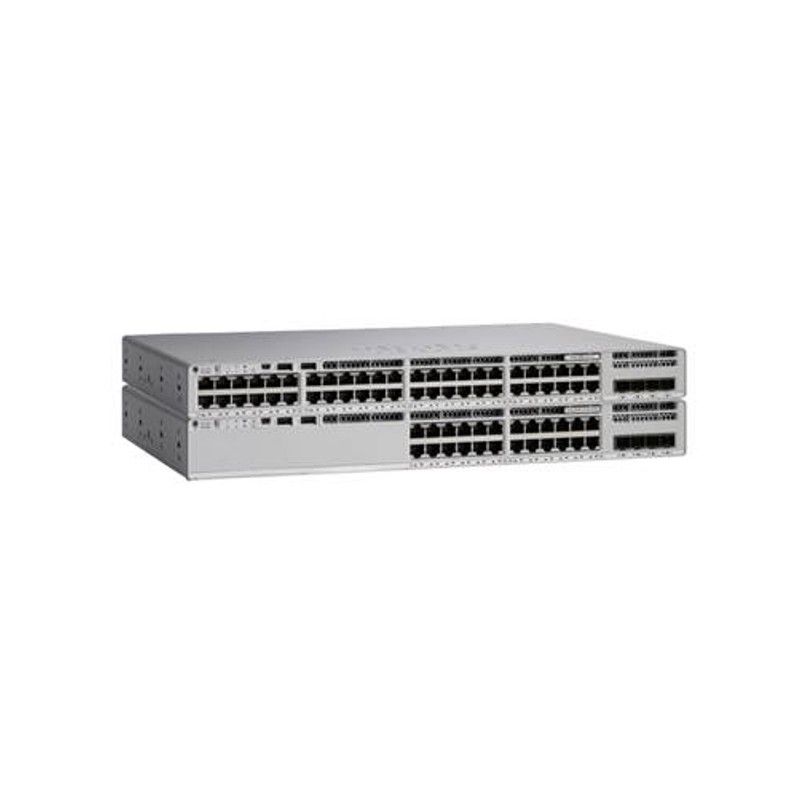 C9200L-48PXG-4X-A, Cisco Catalyst 9200L Switch, 48x1G/12xmGig, 4x10G SFP+, PoE+
