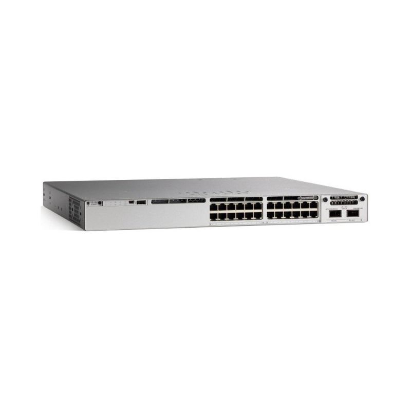 C9300-24T-A, Cisco Catalyst 9300 Switch, 24x1G RJ45/Data only/Modular uplinks