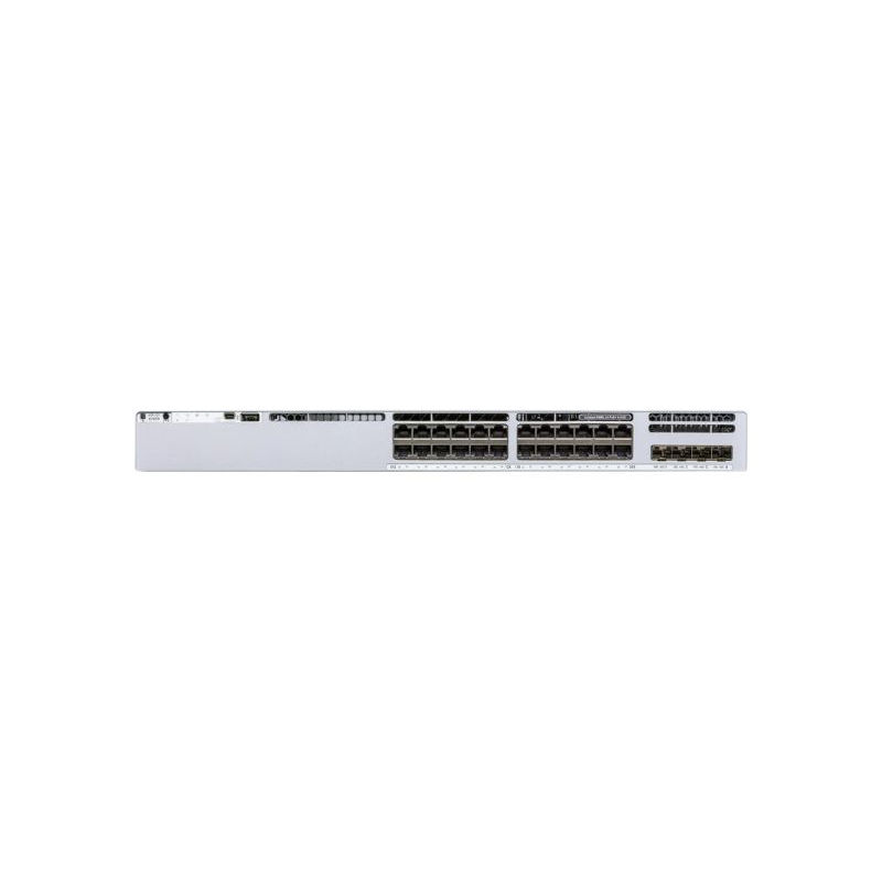C9300L-24T-4X-A, Cisco Catalyst 9300 Switch, 24x1G RJ45/4x10G SFP+/Network Advantage