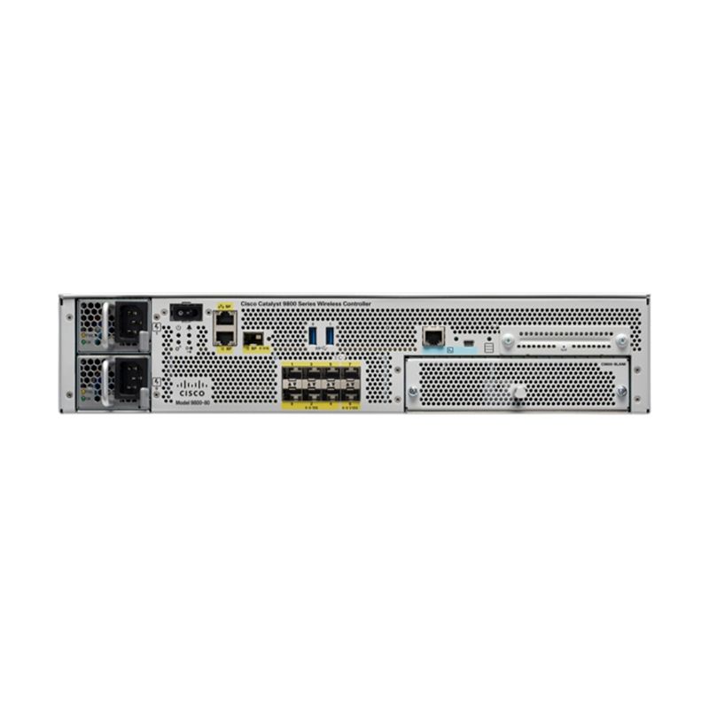 C9800-80-K9, Cisco Catalyst 9800-80 Wireless Controller, 80Gbps throughput/10000 APs/8x40GE ports