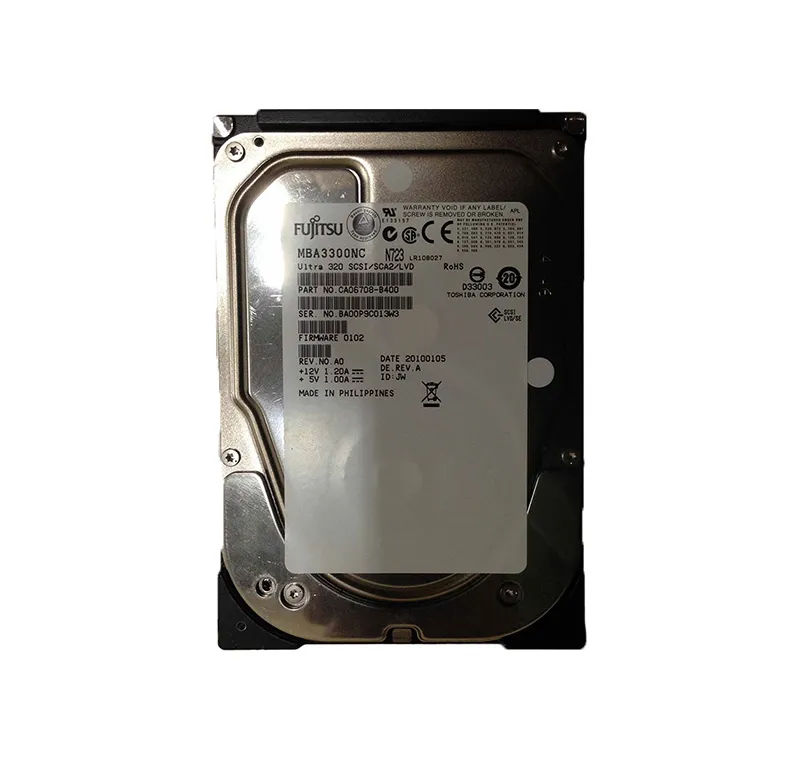 CA06708-B400 - Fujitsu 300GB 15000RPM SCSI 320MB/s 3.5-in Hard Drive