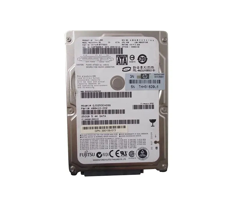 CA07018-B77700C3 - Fujitsu 250GB 5400RPM SATA 3Gb/s 2.5-in Hard Drive