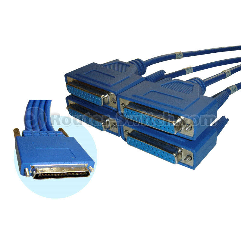 CAB-HD4-232FC, Cisco High Density Cable, 4-port EIA-232, Female DCE