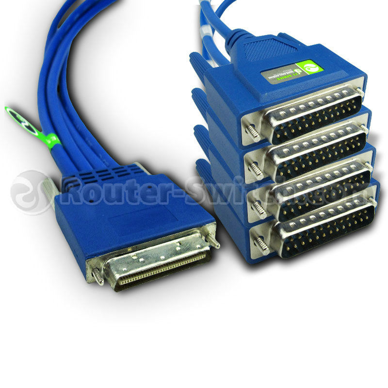 CAB-HD4-232MT, Cisco High Density Cable, 4-port EIA-232/Male DTE