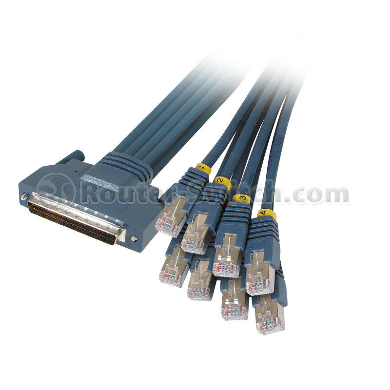 CAB-HD8-ASYNC, Cisco High Density 8-port EIA-232 Async Cable, 8-port, EIA-232, Async