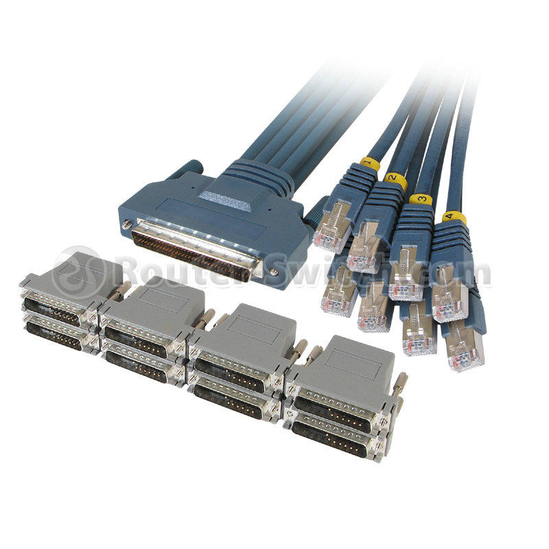 CAB-HD8-KIT, Cisco CAB-HD8-KIT Cable, 8-port Async/DB-25 Modem/High Density