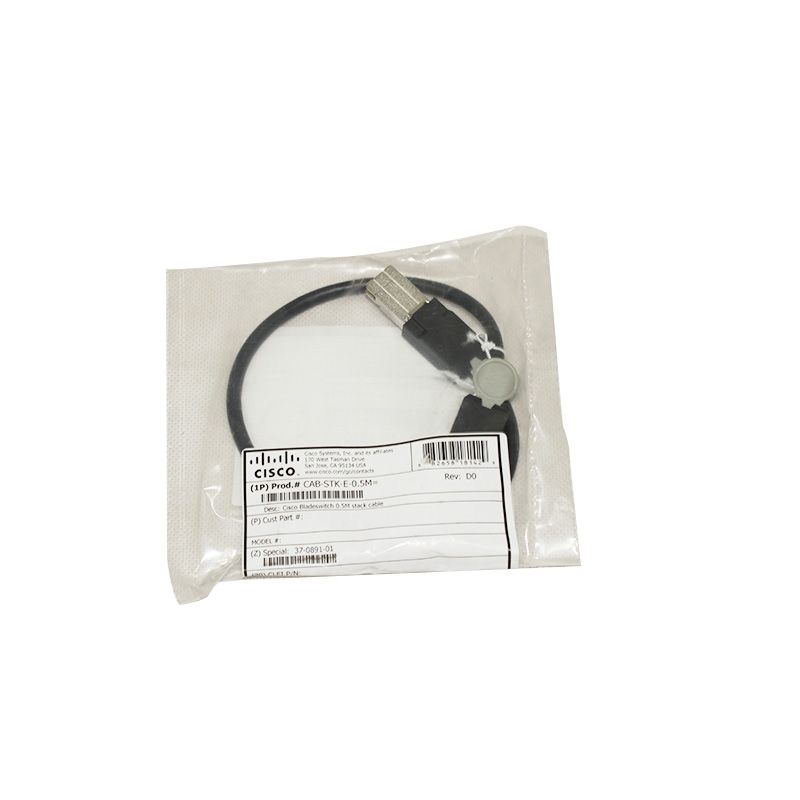 CAB-STK-E-0.5M, Cisco FlexStack Stacking Cable, 0.5m length/Stacking use/For Catalyst 2960 Series