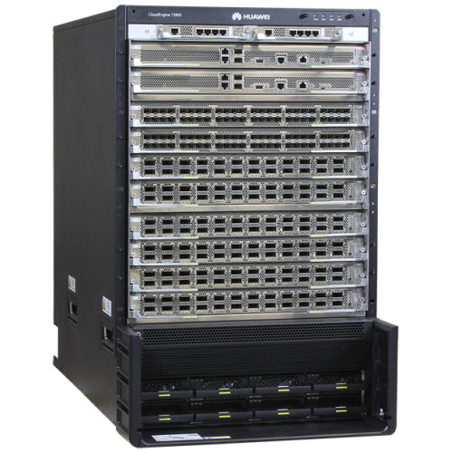 CE12808-AC1, Huawei CE12800 Switch, AC/HVDC Chassis/With CMUs/With Fans