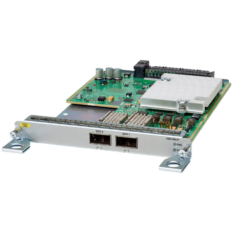 A900-IMA2F, Cisco ASR 900 Interface Module, 2x40GE QSFP, Hot-swappable, No Fan