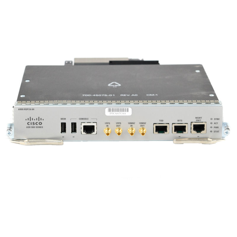 A900-RSP2A-64, Cisco ASR 900 Route Switch Processor, 2xCore, 64GB DRAM, Base Scale