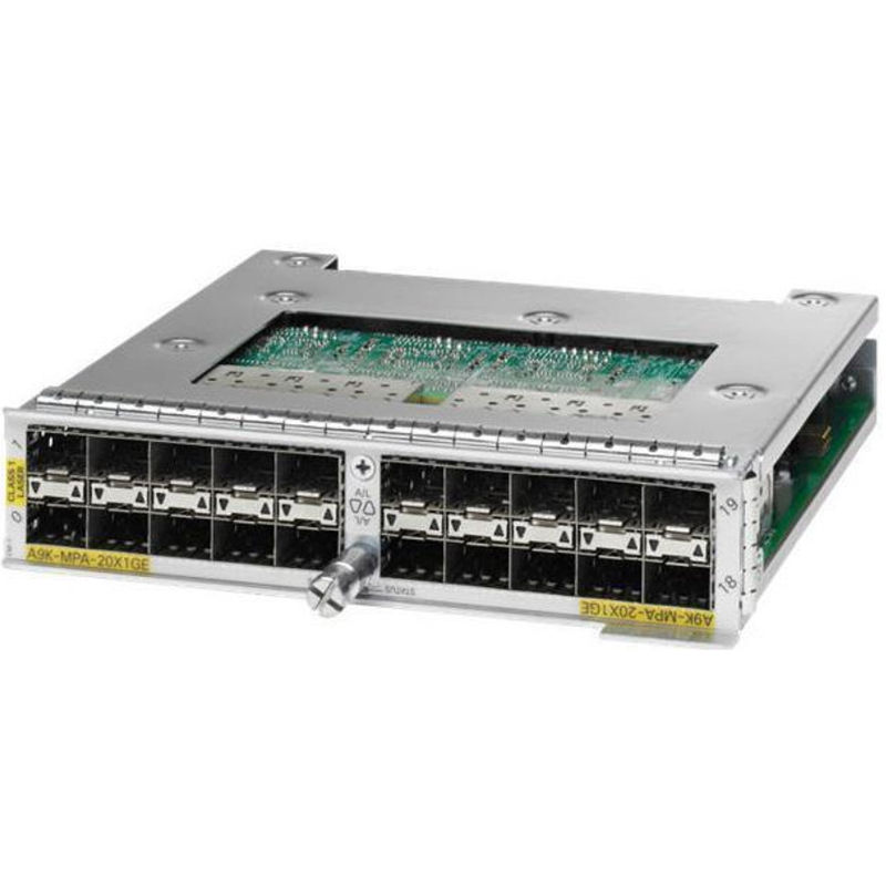 A9K-MPA-20X10GE, Cisco ASR 9000 Modular Port Adapter, 20x10GE/Modular Design/Hot-swappable