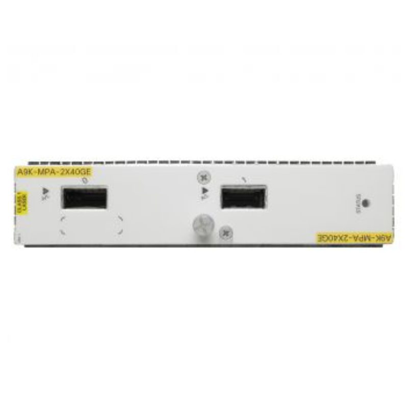 A9K-MPA-2X40GE, Cisco ASR 9000 Modular Port Adapter, 2x40GE/Modular design/High throughput