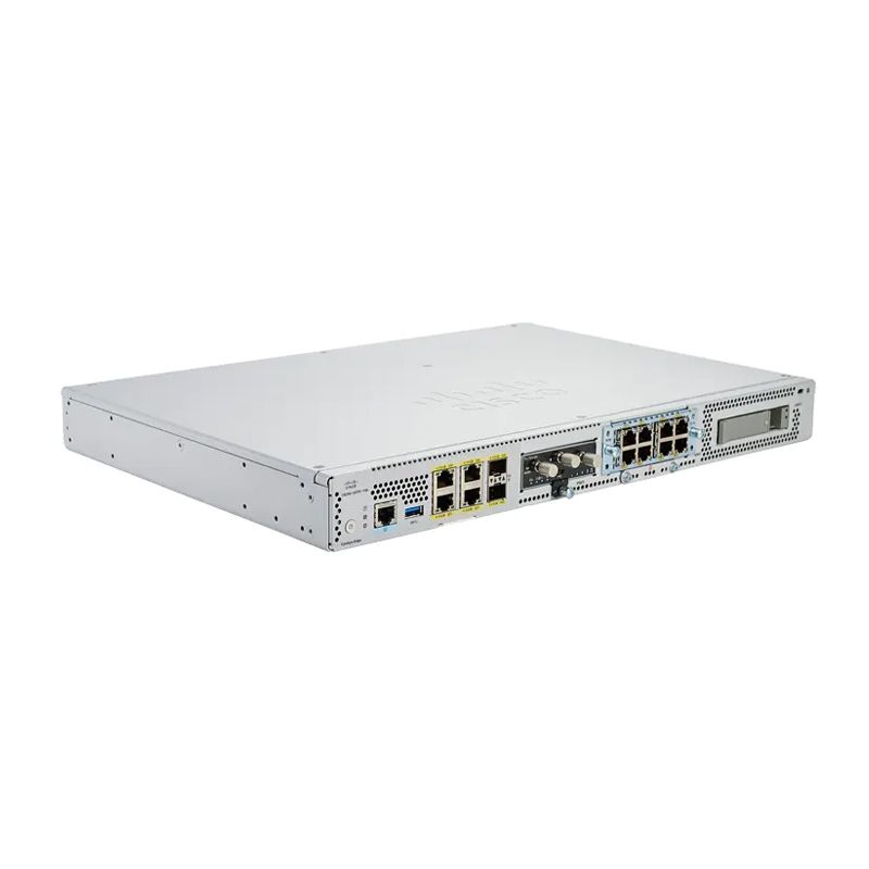 C8200-UCPE-1N8, Cisco Catalyst 8200 Edge uCPE, 8-core CPU/6x1GE ports/1 NIM slot