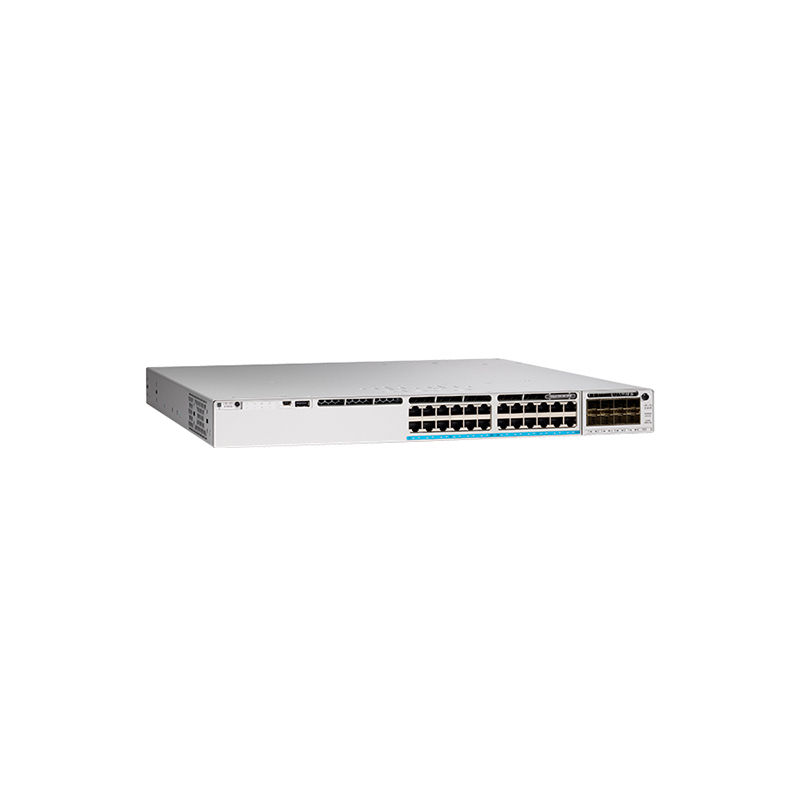 C9300-24P-M, Cisco Catalyst 9300 Switch, 24x1G PoE+/Modular uplink/Stackable
