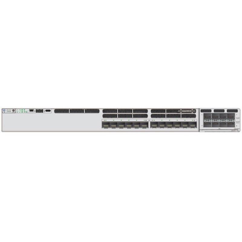C9300X-12Y-A, Cisco Catalyst 9300 Switch, 12x25G SFP28/Modular uplink/Network Advantage
