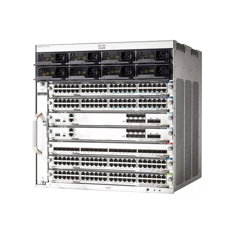 C9407R-96U-BNDL-1E, Cisco Catalyst 9400 Series Switch, 7-slot chassis/Fed Only/2xC9400-LC-48U/DNA-E LIC