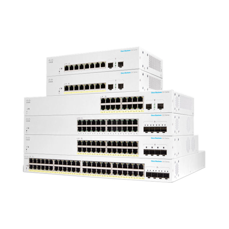 CBS220-24FP-4X, Cisco CBS220 Series Switch, 24xPoE+ 1G/4x10G SFP+/382W PoE