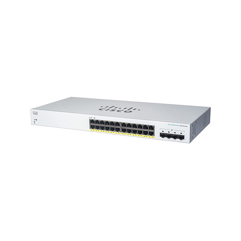 CBS220-24T-4G, Cisco CBS220-24T-4G Switch, 24xGE+4xSFP/rack-mount/smart switch