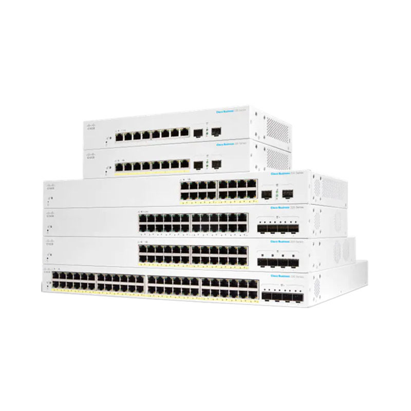 CBS220-8T-E-2G-EU, Cisco CBS220 Switch, 8xGE/2xSFP/Smart Managed