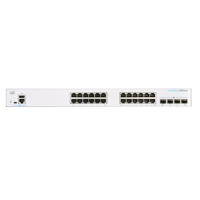 CBS350-24T-4G-CN, Cisco CBS350 Switch, 24xGE/4xGE SFP/Rack-mountable