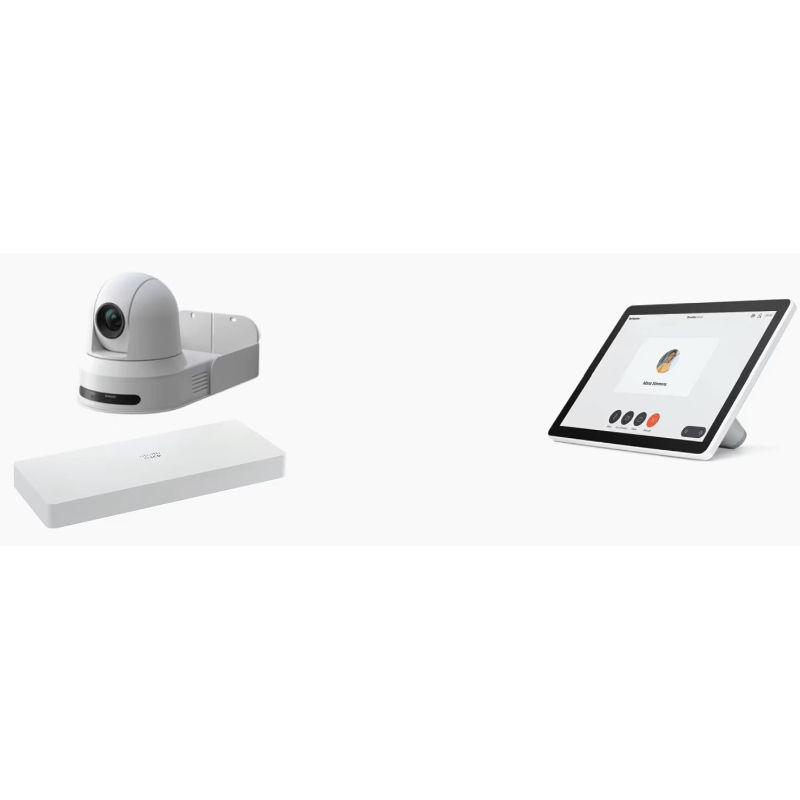 CS-KITPLPTZ4K-K9, Cisco Room Kit Plus PTZ 4K Video Conferencing System, Codec Plus/4K PTZ Camera/Touch Navigator