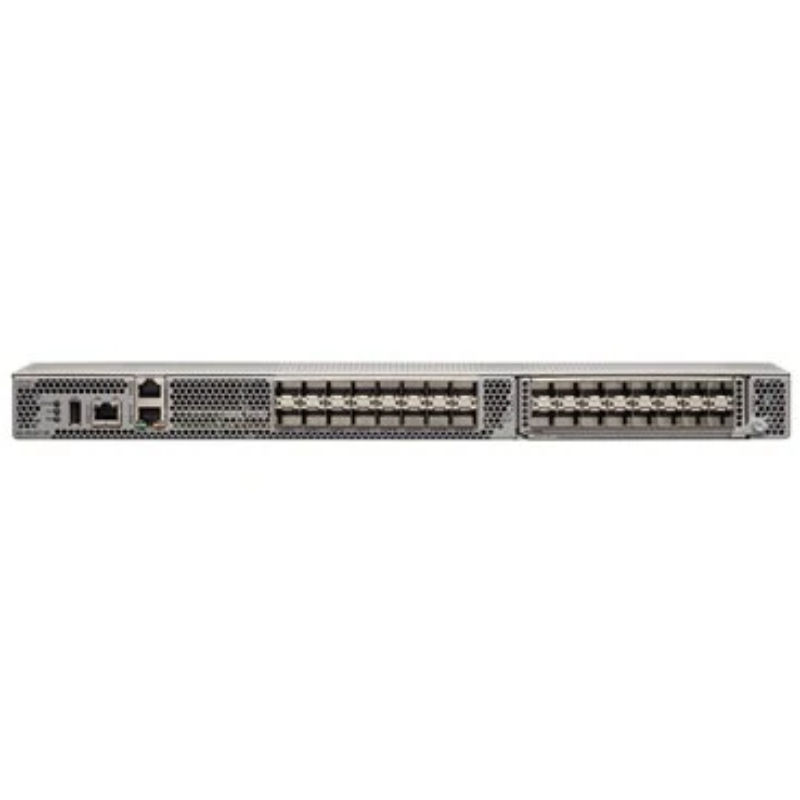 DS-C9132T-8PMETK9, Cisco MDS 9132T Switch, 8x32G FC/8xSW Optics/Exhaust