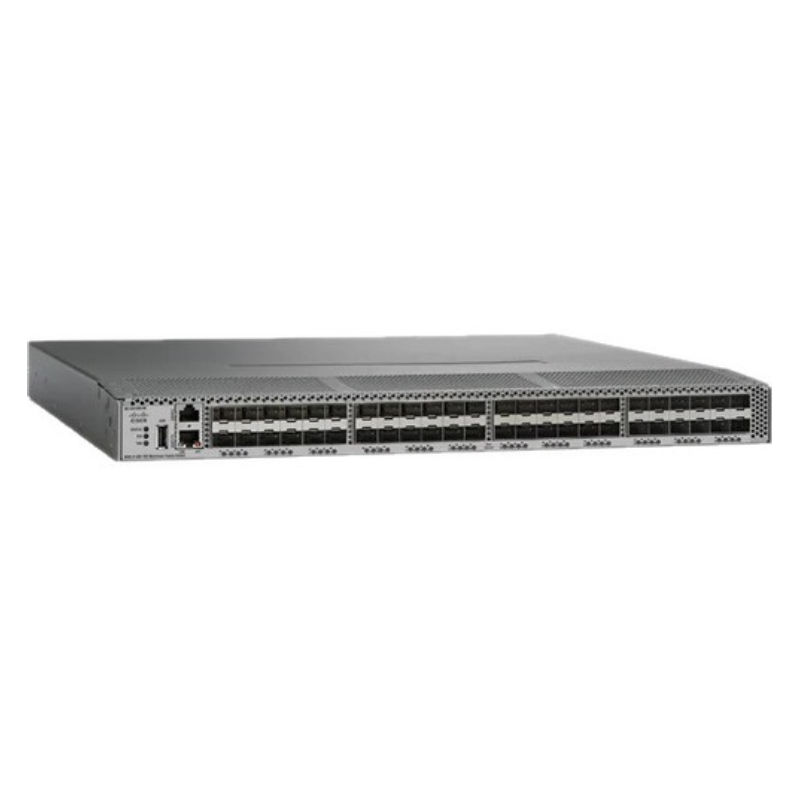DS-C9148T-48PITK9, Cisco MDS 9148T Switch, 48x32G FC/Intake Airflow/SW Included