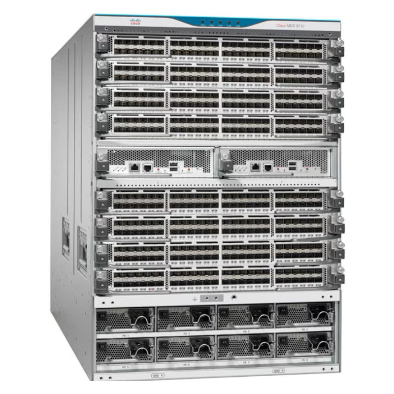 DS-C9710-V3K9, Cisco MDS 9710 Switch, 2 Supervisor-4/6 Fabric-3/6 3KAC