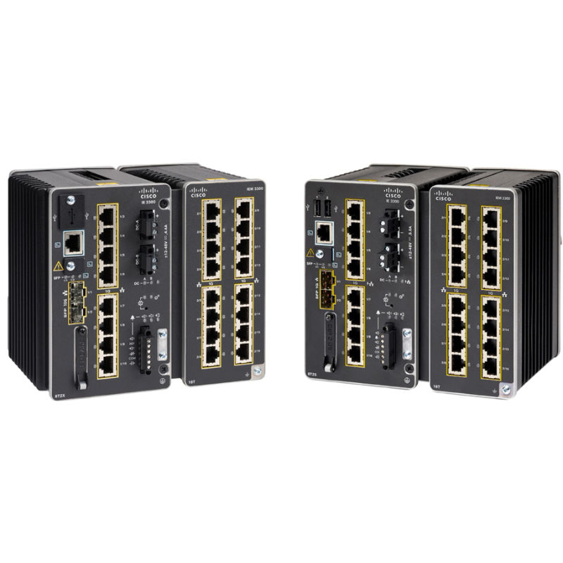 IE-3300-8T2X-A, Cisco Catalyst IE3300 Switch, 8xGE Copper/2x10G SFP/Modular