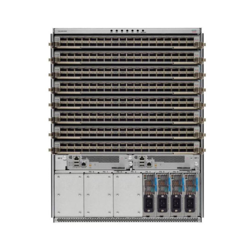NCS-5516, Cisco NCS5500 Router, 16-slot chassis/High-density ports/No fan & PSU