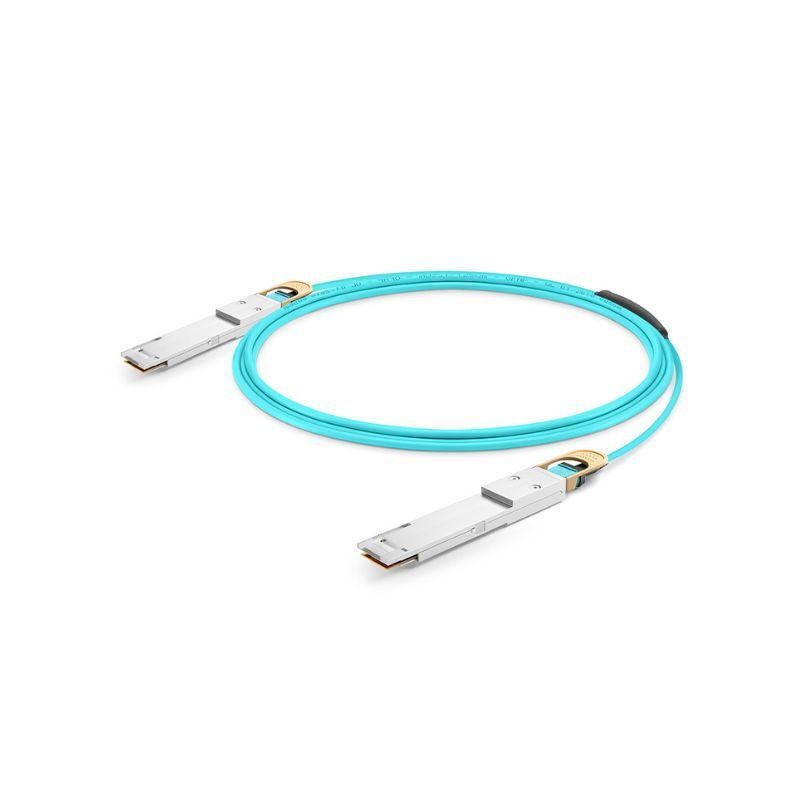 QDD-400-AOC1M, Cisco 400G QSFP-DD Active Optical Cable, 400G, 1m, AOC