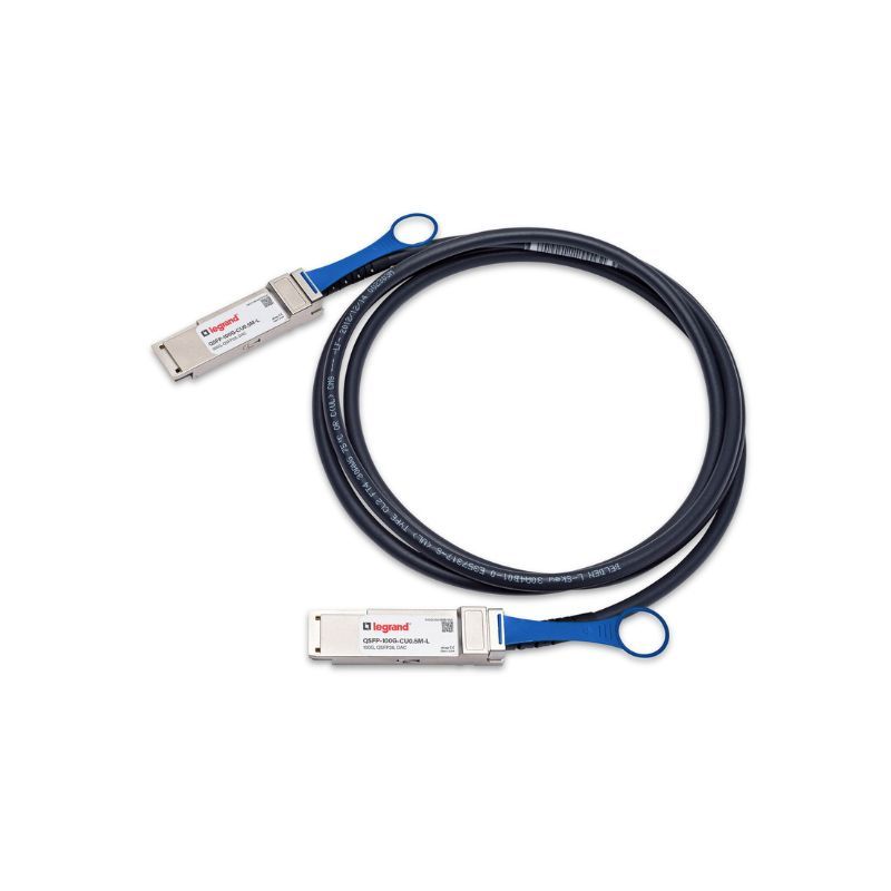 QSFP-100G-CU0.5M, Cisco QSFP-100G Direct Attach Copper Cable, 0.5m length