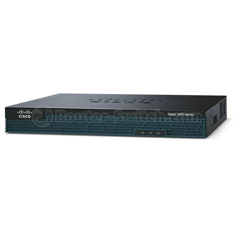 CISCO1921-ADSL2/K9, Cisco 1921 Router, 256MB Flash/512MB DRAM/ADSL2+ HWIC