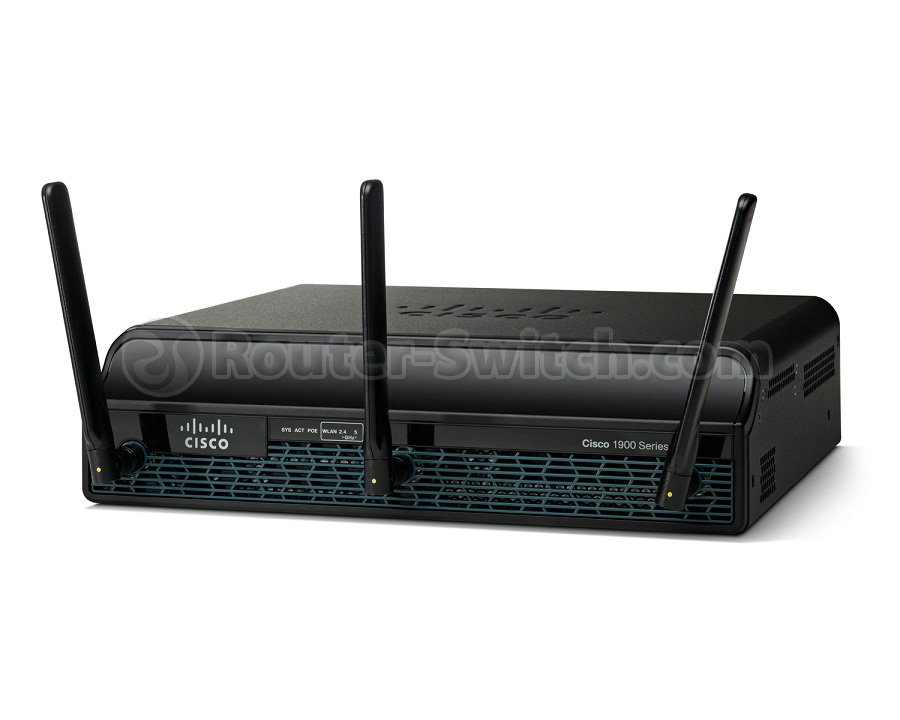 CISCO1941W-E/K9, Cisco 1941 Router, 802.11a/b/g/n WLAN/ETSI Compliant/ISM