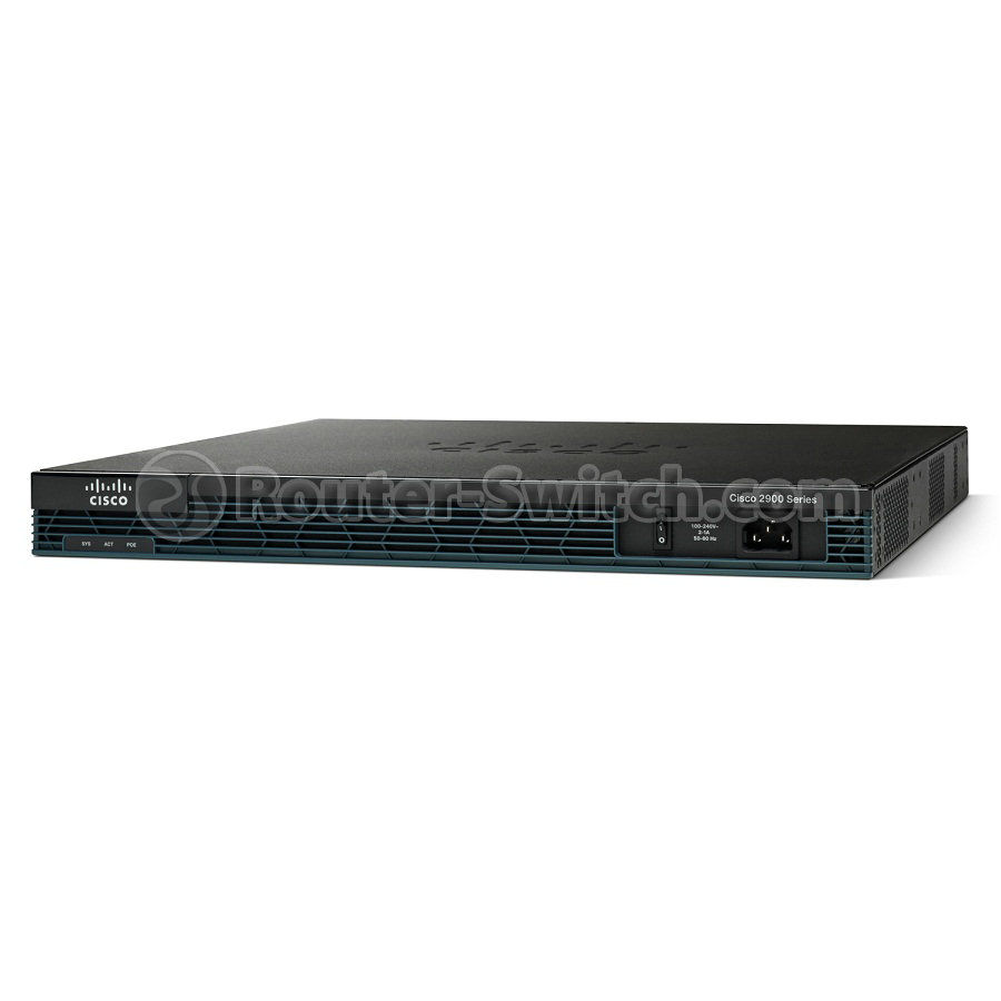 CISCO2901-SEC/K9, Cisco 2900 Series Router, Security Bundle/SEC license/PAK