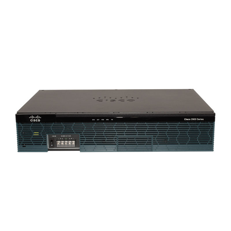 CISCO2911-DC/K9, Cisco 2911 Router, 3xGE/4xEHWIC/512MB DRAM
